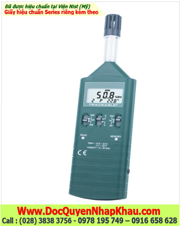 Traceable 4187, Máy đo độ ẩm 10%RH dến 95%RH Traceable® 4187 Humidity/Temperature Meter